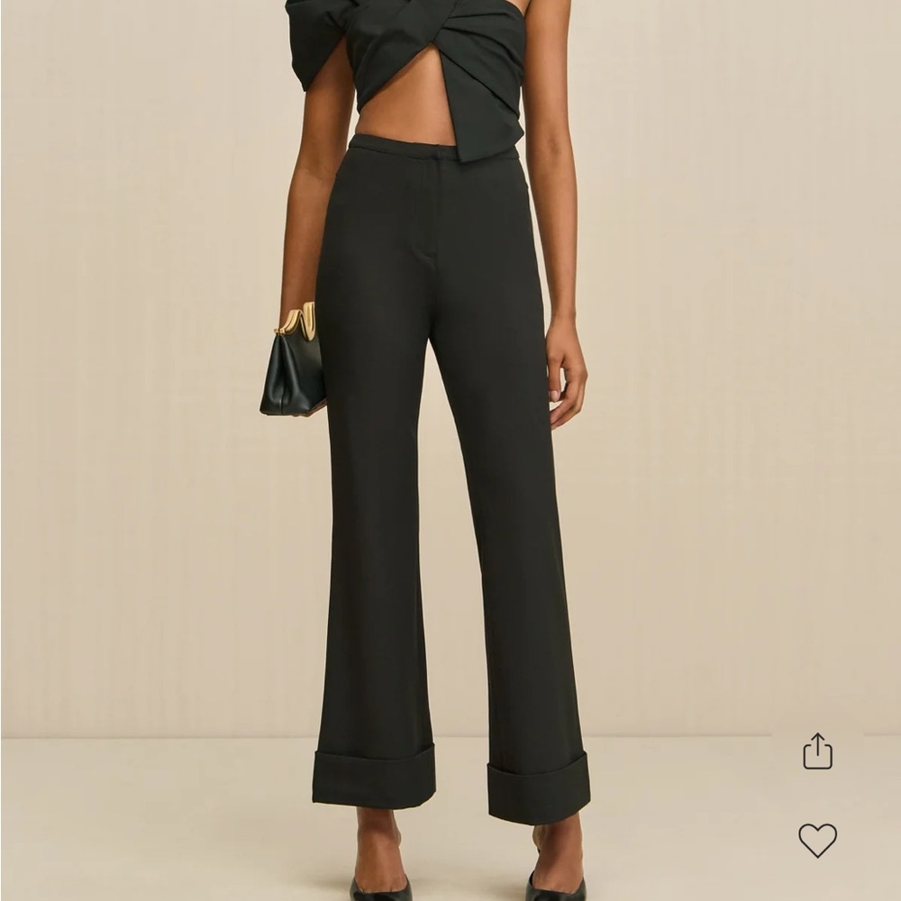Cult Gaia Black High-Waisted Pants